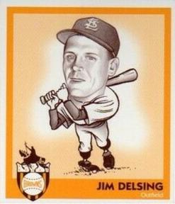 1998 St. Louis Browns Heads Up! #3 Jim Delsing Front