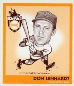 1998 St. Louis Browns Heads Up! #9 Don Lenhardt Front