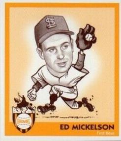 1998 St. Louis Browns Heads Up! #13 Ed Mickelson Front