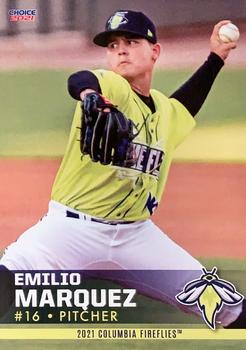 2021 Choice Columbia Fireflies #12 Emilio Marquez Front