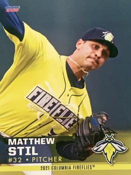 2021 Choice Columbia Fireflies #24 Matthew Stil Front