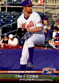 2021 Choice Syracuse Mets #06 Trey Cobb Front