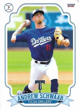 2021 Choice Tulsa Drillers #32 Andrew Schwaab Front
