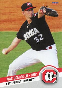 2021 Choice Chattanooga Lookouts #29 Mac Sceroler Front