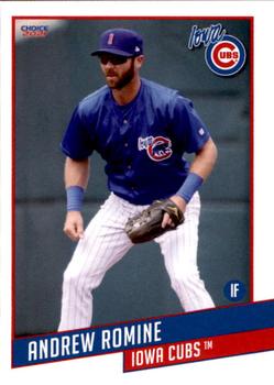 2021 Choice Iowa Cubs #21 Andrew Romine Front