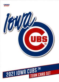 2021 Choice Iowa Cubs #NNO Logo Front
