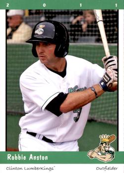 2011 Grandstand Clinton LumberKings #NNO Robbie Anston Front