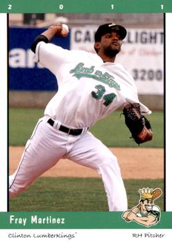 2011 Grandstand Clinton LumberKings #NNO Fray Martinez Front