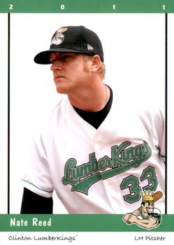 2011 Grandstand Clinton LumberKings #NNO Nate Reed Front
