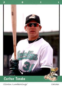2011 Grandstand Clinton LumberKings #NNO Carlton Tanabe Front