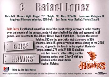 2011 Grandstand Boise Hawks #NNO Rafael Lopez Back