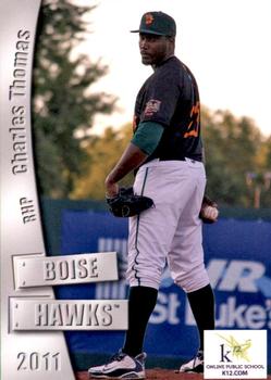 2011 Grandstand Boise Hawks #NNO Charles Thomas Front