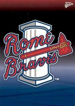 2011 MultiAd Rome Braves #1 Checklist Front