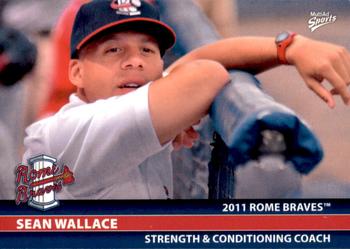 2011 MultiAd Rome Braves #33 Sean Wallace Front