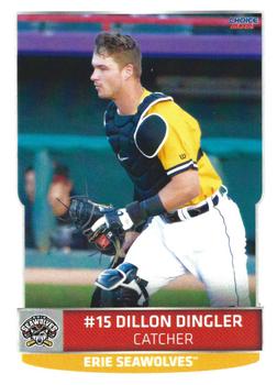 2021 Choice Erie SeaWolves #04 Dillon Dingler Front