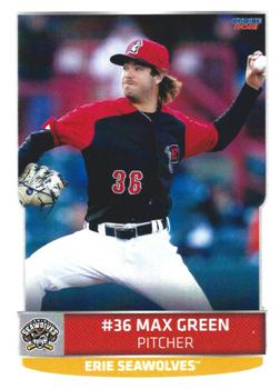 2021 Choice Erie SeaWolves #05 Max Green Front