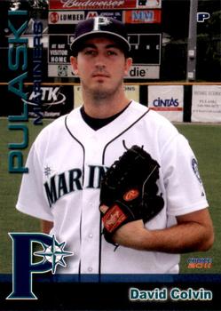 2011 Choice Pulaski Mariners #9 David Colvin Front