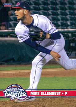 2021 Choice New Hampshire Fisher Cats #04 Mike Ellenbest Front