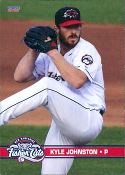 2021 Choice New Hampshire Fisher Cats #08 Kyle Johnston Front