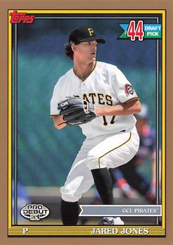 2021 Topps Pro Debut - Gold #PD-195 Jared Jones Front