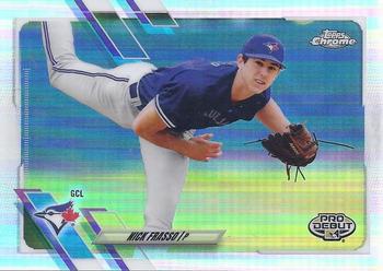 2021 Topps Pro Debut - Chrome Refractor #PDC-26 Nick Frasso Front