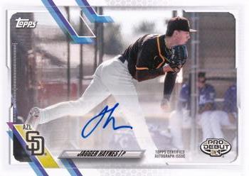 2021 Topps Pro Debut - Autographs #PD-49 Jagger Haynes Front