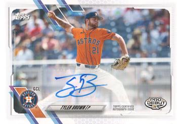 2021 Topps Pro Debut - Autographs #PD-73 Tyler Brown Front