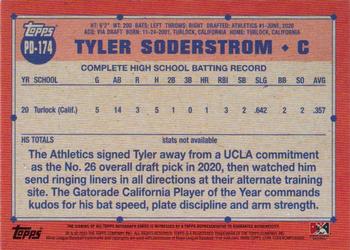2021 Topps Pro Debut - Autographs #PD-174 Tyler Soderstrom Back