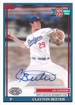 2021 Topps Pro Debut - Autographs #PD-196 Clayton Beeter Front