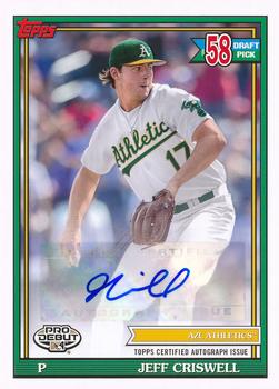 2021 Topps Pro Debut - Autographs #PD-200 Jeff Criswell Front