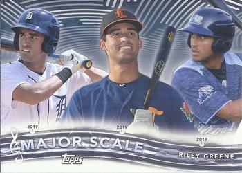 2021 Topps Pro Debut - Major Scale #MS-10 Riley Greene Front