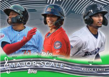 2021 Topps Pro Debut - Major Scale Green #MS-4 Royce Lewis Front