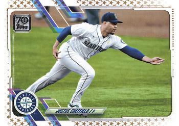 2021 Topps - Gold Star #6 Justus Sheffield Front