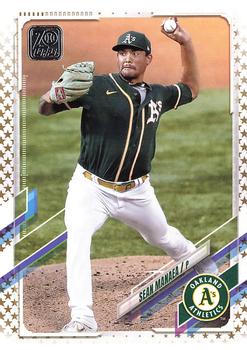 2021 Topps - Gold Star #51 Sean Manaea Front