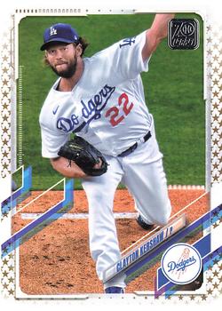 2021 Topps - Gold Star #67 Clayton Kershaw Front