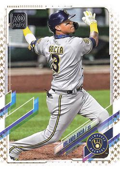 2021 Topps - Gold Star #91 Orlando Arcia Front