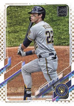 2021 Topps - Gold Star #100 Christian Yelich Front
