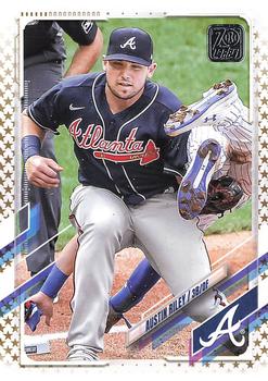 2021 Topps - Gold Star #111 Austin Riley Front
