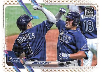 2021 Topps - Gold Star #222 Tampa Bay Rays Front