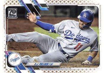 2021 Topps - Gold Star #235 A.J. Pollock Front