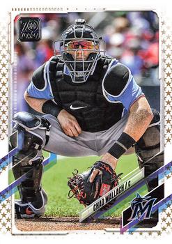 2021 Topps - Gold Star #593 Chad Wallach Front