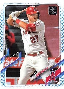 2021 Topps - Blue Star #27 Mike Trout Front