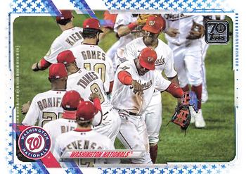 2021 Topps - Blue Star #58 Washington Nationals Front