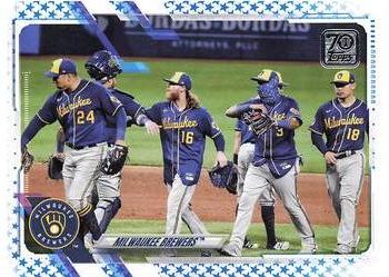 2021 Topps - Blue Star #59 Milwaukee Brewers Front