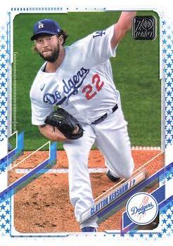 2021 Topps - Blue Star #67 Clayton Kershaw Front