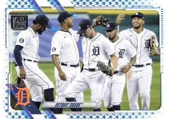 2021 Topps - Blue Star #70 Detroit Tigers Front