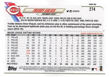 2021 Topps - Blue Star #274 Freddy Galvis Back