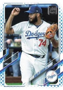 2021 Topps - Blue Star #347 Kenley Jansen Front