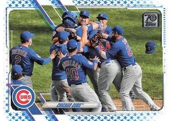 2021 Topps - Blue Star #529 Chicago Cubs Front