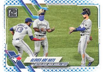 2021 Topps - Blue Star #539 Gloves are Hats Front